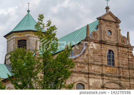the old city of Hildesheim in germany 142270586