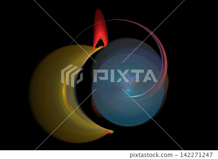Crazy mystical coloured light effects. Incredible combinations of abstract light lines Crazy mystical coloured light effects. Incredible combinations of abstract light lines 142271247