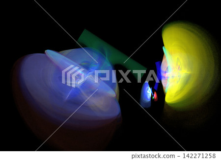 Crazy mystical coloured light effects. Incredible combinations of abstract light lines Crazy mystical coloured light effects. Incredible combinations of abstract light lines 142271258