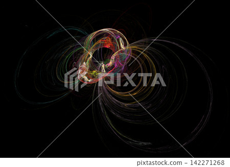 Crazy mystical coloured light effects. Incredible combinations of abstract light lines Crazy mystical coloured light effects. Incredible combinations of abstract light lines 142271268