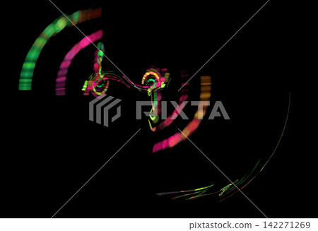 Crazy mystical coloured light effects. Incredible combinations of abstract light lines Crazy mystical coloured light effects. Incredible combinations of abstract light lines 142271269