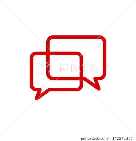 Chat Speech Bubble Icon Vector Template Illustration Logo Design Chat Speech Bubble Icon Vector Template Illustration Logo Design 142271333