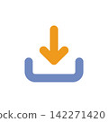 Download Sign Icon Vector Template Illustration Design 142271420
