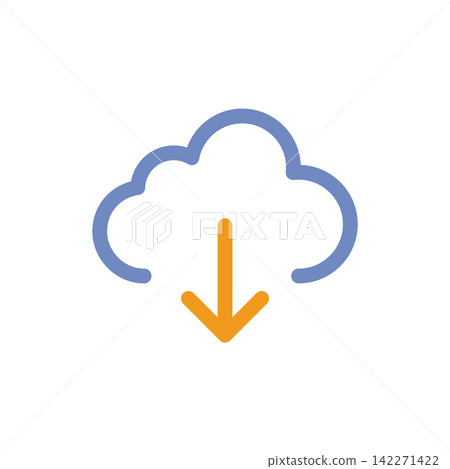 Download Sign Icon Vector Template Illustration Design Download Sign Icon Vector Template Illustration Design 142271422