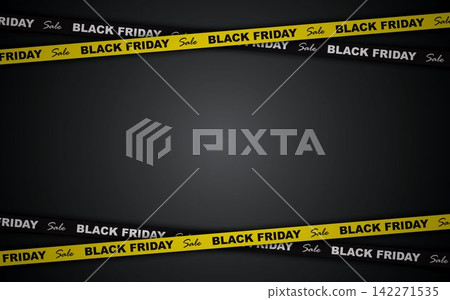 Black Friday sale banner template design. vector illustration Black Friday sale banner template design. vector illustration 142271535