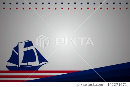 Happy Columbus Day background design. Happy Columbus Day background design. 142271671