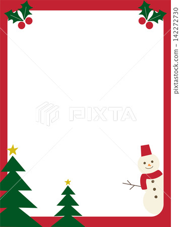 聖誕樹和雪人的插圖 聖誕樹和雪人的插圖 142272730