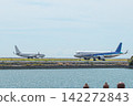 Summer aerial scenery viewed from Oita Airport 142272843