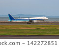 Summer sky and aircraft at Oita Airport 142272851