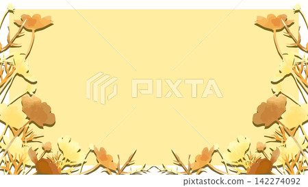 A simple and cute thumbnail template featuring autumn-colored cosmos flowers. A simple and cute thumbnail template featuring autumn-colored cosmos flowers. 142274092