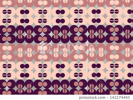 Pink ball and geometric pattern banner, abstract modern background illustration Pink ball and geometric pattern banner, abstract modern background illustration 142274493