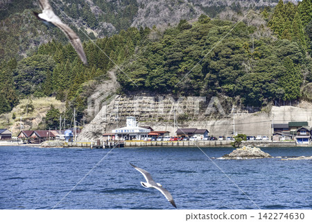 View from a sightseeing boat on a tour of Ine Bay View from a sightseeing boat on a tour of Ine Bay 142274630