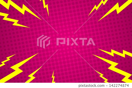 Comic background. Pop art texture 142274874