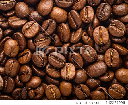 coffee beans as the background texture coffee beans as the background texture 142274996