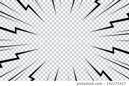 comic book speed lines on transparent background comic book speed lines on transparent background 142275427