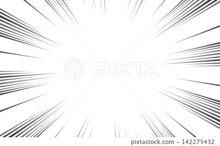 Background of radial lines for comic books. Manga speed frame, superhero action, explosion background. Background of radial lines for comic books. Manga speed frame, superhero action, explosion background. 142275432