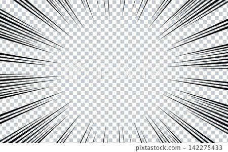 comic book speed lines on transparent background comic book speed lines on transparent background 142275433