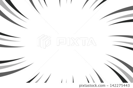 Background of radial lines for comic books. Manga speed frame, superhero action, explosion background. Background of radial lines for comic books. Manga speed frame, superhero action, explosion background. 142275443