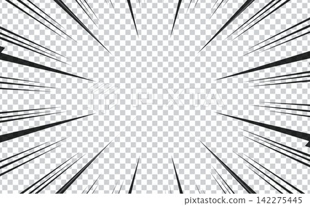 comic book speed lines on transparent background comic book speed lines on transparent background 142275445