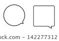 Round and square speech bubbles 142277312