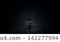 月光和電線桿 142277994