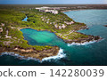 Luxury resort and stunning cliff overlooking the Caribbean Sea 142280039