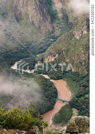 Urubamba river in Peru Urubamba river in Peru 142280582