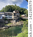 Gujo Hachiman, famous scenery, summer, river 142280979
