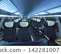 Seats on the German high-speed train ICE 142281007