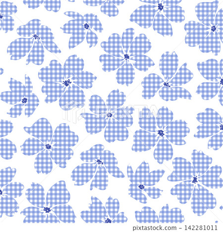 Abstract and cute floral pattern perfect for textiles, Abstract and cute floral pattern perfect for textiles, 142281011