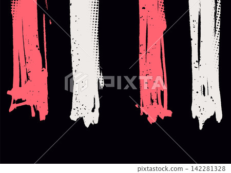 Abstract white and coral brush stripe background Abstract white and coral brush stripe background 142281328
