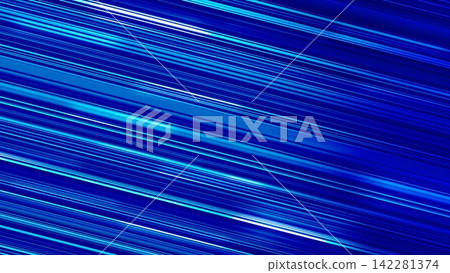 一條斜向延伸的藍色速度線 一條斜向延伸的藍色速度線 142281374