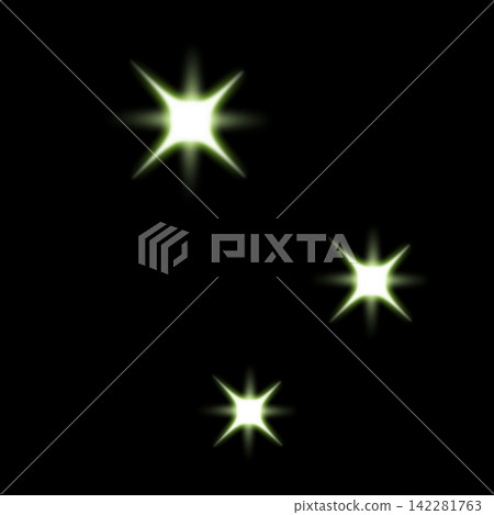 Yellow-green glowing light Yellow-green glowing light 142281763