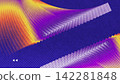 Creative Multicolor Background with Colorful Gradient Shapes, Halftone Patterns and Texture Effects. Template for Sports or Event Banner and Poster Design 142281848