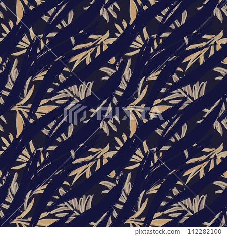 Neutral Colour Tropical Leaf seamless pattern design for fashion textiles, graphics and crafts Neutral Colour Tropical Leaf seamless pattern design for fashion textiles, graphics and crafts 142282100