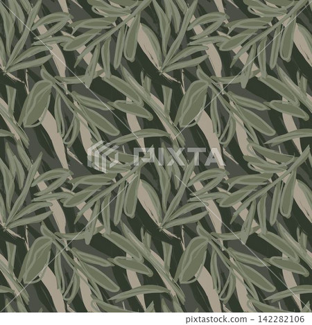 Neutral Colour Tropical Leaf seamless pattern design for fashion textiles, graphics and crafts Neutral Colour Tropical Leaf seamless pattern design for fashion textiles, graphics and crafts 142282106