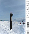 Rime on trees, hoarfrost, Zao, Jizo summit 142282877