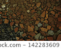 Abstract Texture of Broken Ceramic Tiles and Shards 142283609