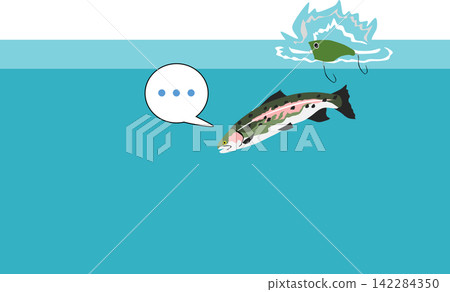 Fishing illustration Fishing illustration 142284350