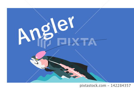 Fishing illustration Fishing illustration 142284357
