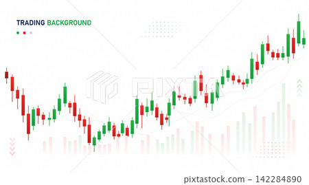 Green and Red Price Bars Green and Red Price Bars 142284890