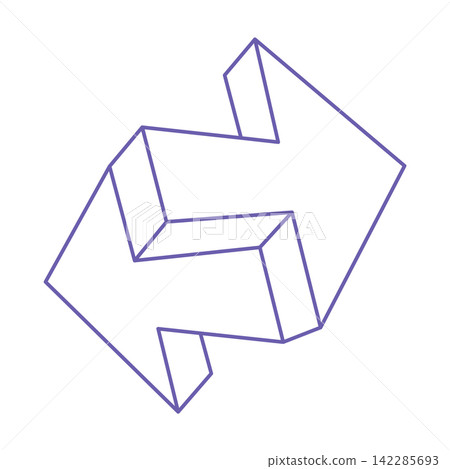 Illusion shapes. 3d geometry arrows. Optical illusion figures. Sacred geometry. Illusion shapes. 3d geometry arrows. Optical illusion figures. Sacred geometry. 142285693