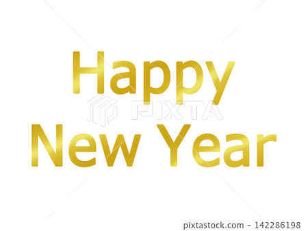 Decorative lettering: HAPPY NEW YEAR Decorative lettering: HAPPY NEW YEAR 142286198