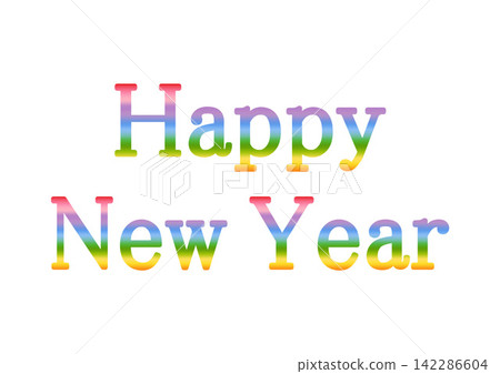 裝飾文字：新年快樂 142286604