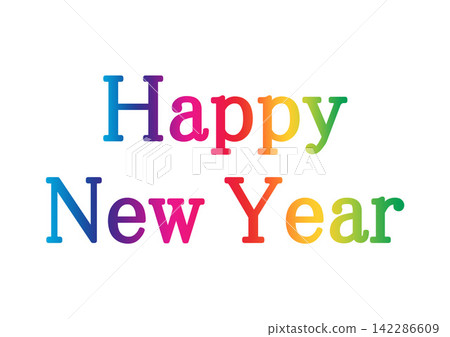 裝飾文字：新年快樂 142286609