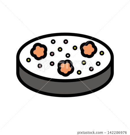Chirashi Sushi illustration Chirashi Sushi illustration 142286976