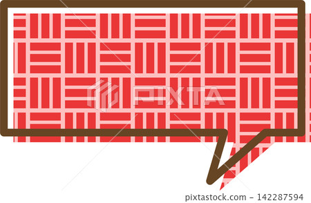 Individual speech bubble icons with patterns Individual speech bubble icons with patterns 142287594