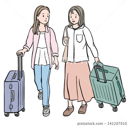 年輕女性旅行 年輕女性旅行 142287810