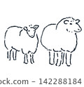 Two sheeps 142288184