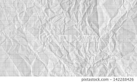 Isolated wrinkled graph paper page as business planning draft template Isolated wrinkled graph paper page as business planning draft template 142288426